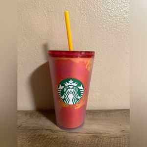 NEW Grande Starbucks soft touch tumbler